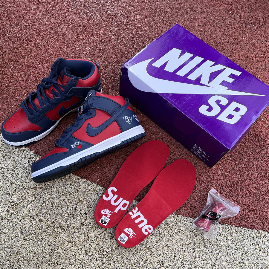 Nike SB Dunk High Supreme By Any Means Navy